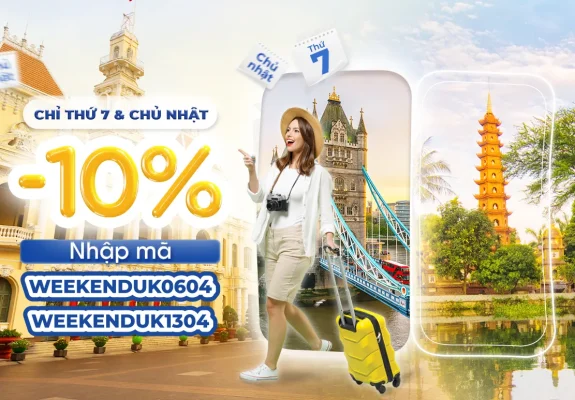 Vietnam Airlines khuyến mãi khủng giảm 10% vé đi London